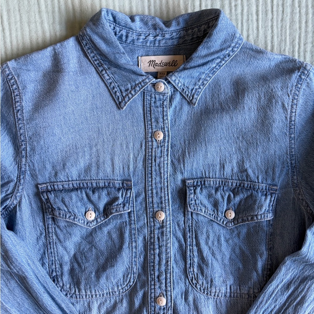 Madewell Chambray Button-Up Shirt